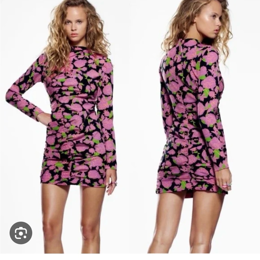 Zara flower dress very cute